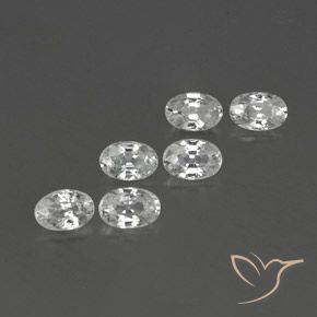 Shop natural 4.57ct ホワイト ジルコン gems, 楕円形, from カンボジア at GemSelect. In stock, global shipping!
