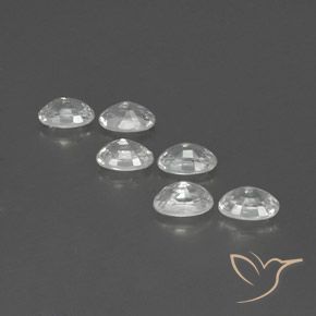Shop natural 4.94ct ホワイト ジルコン gems, 楕円形, from カンボジア at GemSelect. In stock, global shipping!