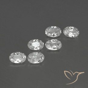 Shop natural 4.24ct ホワイト ジルコン gems, 楕円形, from カンボジア at GemSelect. In stock, global shipping!