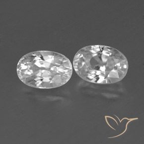 Shop natural 1.71ct ホワイト ジルコン gems, 楕円形, from カンボジア at GemSelect. In stock, global shipping!