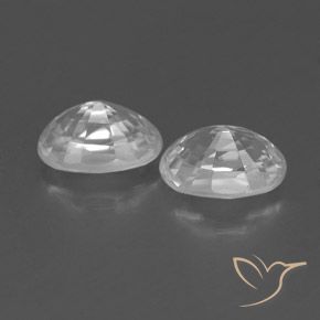 Shop natural 1.71ct ホワイト ジルコン gems, 楕円形, from カンボジア at GemSelect. In stock, global shipping!
