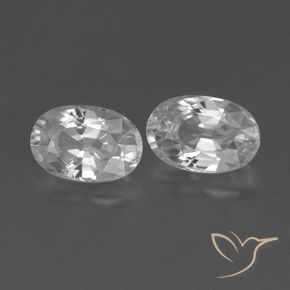 Shop natural 1.68ct ホワイト ジルコン gems, 楕円形, from カンボジア at GemSelect. In stock, global shipping!