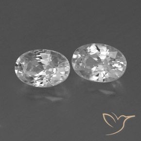 Shop natural 1.71ct ホワイト ジルコン gems, 楕円形, from カンボジア at GemSelect. In stock, global shipping!