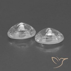 Shop natural 1.71ct ホワイト ジルコン gems, 楕円形, from カンボジア at GemSelect. In stock, global shipping!