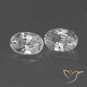 Shop natural 1.66ct ホワイト ジルコン gems, 楕円形, from カンボジア at GemSelect. In stock, global shipping!