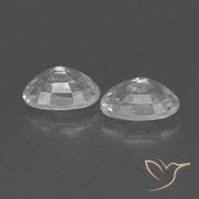 Shop natural 1.66ct ホワイト ジルコン gems, 楕円形, from カンボジア at GemSelect. In stock, global shipping!