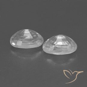 Shop natural 1.78ct ホワイト ジルコン gems, 楕円形, from カンボジア at GemSelect. In stock, global shipping!