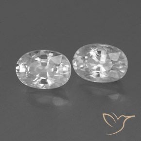 Shop natural 1.87ct ホワイト ジルコン gems, 楕円形, from カンボジア at GemSelect. In stock, global shipping!