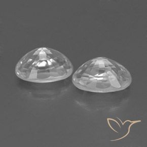 Shop natural 1.87ct ホワイト ジルコン gems, 楕円形, from カンボジア at GemSelect. In stock, global shipping!