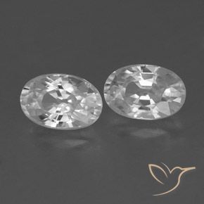 Shop natural 1.65ct ホワイト ジルコン gems, 楕円形, from カンボジア at GemSelect. In stock, global shipping!