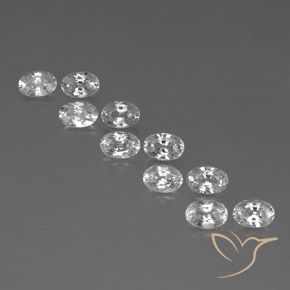 Shop natural 7.55ct ホワイト ジルコン gems, 楕円形, from カンボジア at GemSelect. In stock, global shipping!