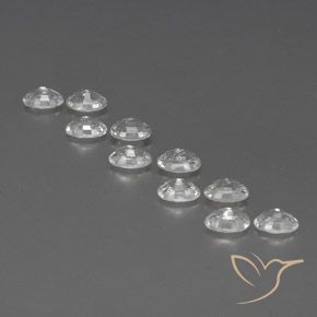 Shop natural 7.55ct ホワイト ジルコン gems, 楕円形, from カンボジア at GemSelect. In stock, global shipping!