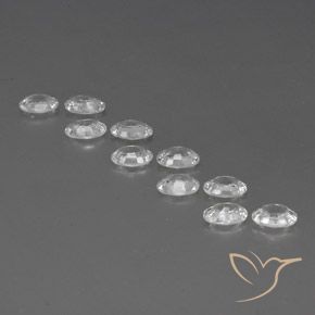 Shop natural 6.53ct ホワイト ジルコン gems, 楕円形, from カンボジア at GemSelect. In stock, global shipping!