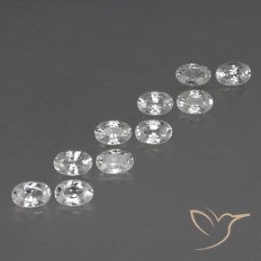 Shop natural 7.74ct ホワイト ジルコン gems, 楕円形, from カンボジア at GemSelect. In stock, global shipping!