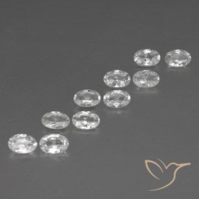 Shop natural 6.50ct ホワイト ジルコン gems, 楕円形, from カンボジア at GemSelect. In stock, global shipping!