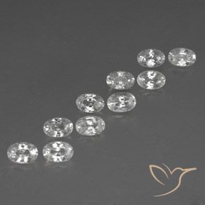 Shop natural 7.78ct ホワイト ジルコン gems, 楕円形, from カンボジア at GemSelect. In stock, global shipping!
