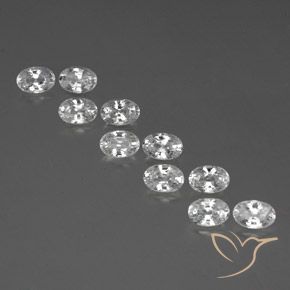 Shop natural 7.64ct ホワイト ジルコン gems, 楕円形, from カンボジア at GemSelect. In stock, global shipping!