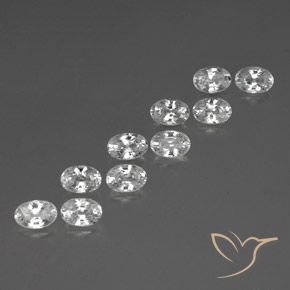 Shop natural 7.64ct ホワイト ジルコン gems, 楕円形, from カンボジア at GemSelect. In stock, global shipping!