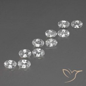 Shop natural 7.60ct ホワイト ジルコン gems, 楕円形, from カンボジア at GemSelect. In stock, global shipping!