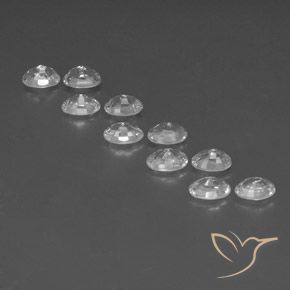 Shop natural 8.25ct ホワイト ジルコン gems, 楕円形, from カンボジア at GemSelect. In stock, global shipping!