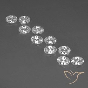 Shop natural 7.23ct ホワイト ジルコン gems, 楕円形, from カンボジア at GemSelect. In stock, global shipping!