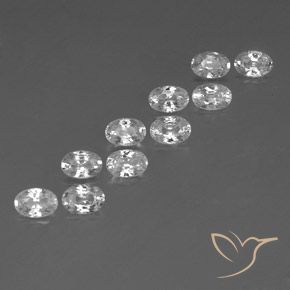 Shop natural 7.51ct ホワイト ジルコン gems, 楕円形, from カンボジア at GemSelect. In stock, global shipping!