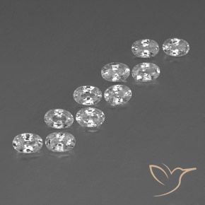 Shop natural 7.49ct ホワイト ジルコン gems, 楕円形, from カンボジア at GemSelect. In stock, global shipping!