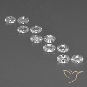Shop natural 7.33ct ホワイト ジルコン gems, 楕円形, from カンボジア at GemSelect. In stock, global shipping!