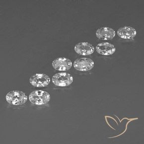Shop natural 7.33ct ホワイト ジルコン gems, 楕円形, from カンボジア at GemSelect. In stock, global shipping!