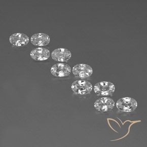 Shop natural 7.06ct ホワイト ジルコン gems, 楕円形, from カンボジア at GemSelect. In stock, global shipping!