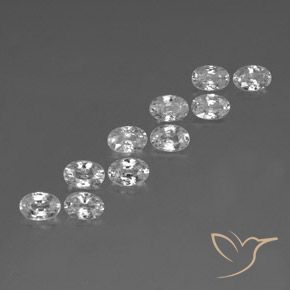 Shop natural 7.06ct ホワイト ジルコン gems, 楕円形, from カンボジア at GemSelect. In stock, global shipping!