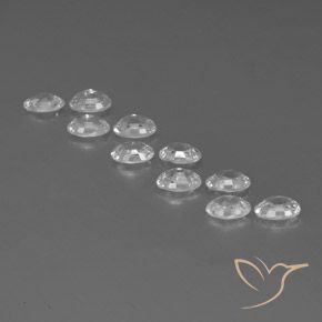 Shop natural 7.21ct ホワイト ジルコン gems, 楕円形, from カンボジア at GemSelect. In stock, global shipping!