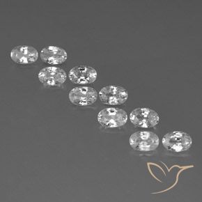 Shop natural 7.39ct ホワイト ジルコン gems, 楕円形, from カンボジア at GemSelect. In stock, global shipping!