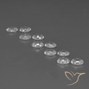 Shop natural 6.95ct ホワイト ジルコン gems, 楕円形, from カンボジア at GemSelect. In stock, global shipping!