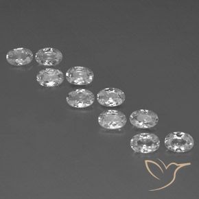Shop natural 6.80ct ホワイト ジルコン gems, 楕円形, from カンボジア at GemSelect. In stock, global shipping!