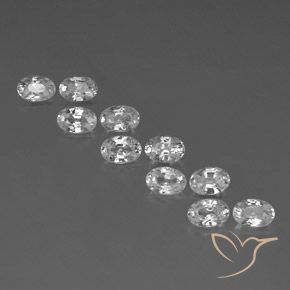 Shop natural 7.41ct ホワイト ジルコン gems, 楕円形, from カンボジア at GemSelect. In stock, global shipping!