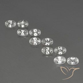 Shop natural 7.78ct ホワイト ジルコン gems, 楕円形, from カンボジア at GemSelect. In stock, global shipping!