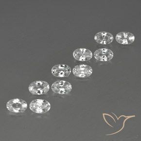 Shop natural 7.75ct ホワイト ジルコン gems, 楕円形, from カンボジア at GemSelect. In stock, global shipping!