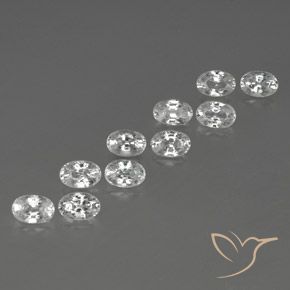 Shop natural 7.80ct ホワイト ジルコン gems, 楕円形, from カンボジア at GemSelect. In stock, global shipping!