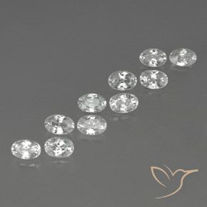 Shop natural 7.85ct ホワイト ジルコン gems, 楕円形, from カンボジア at GemSelect. In stock, global shipping!