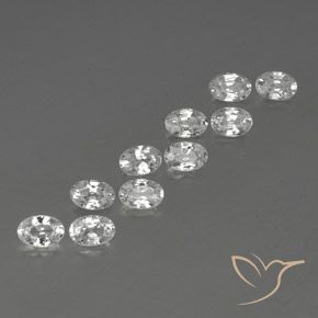 Shop natural 6.93ct ホワイト ジルコン gems, 楕円形, from カンボジア at GemSelect. In stock, global shipping!