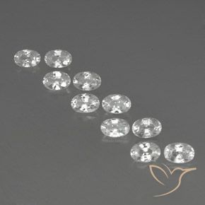Shop natural 8.12ct ホワイト ジルコン gems, 楕円形, from カンボジア at GemSelect. In stock, global shipping!