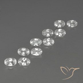 Shop natural 8.12ct ホワイト ジルコン gems, 楕円形, from カンボジア at GemSelect. In stock, global shipping!