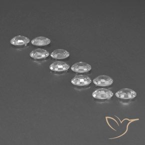 Shop natural 6.99ct ホワイト ジルコン gems, 楕円形, from カンボジア at GemSelect. In stock, global shipping!