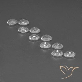 Shop natural 7.52ct ホワイト ジルコン gems, 楕円形, from カンボジア at GemSelect. In stock, global shipping!