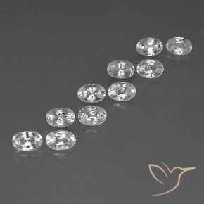 Shop natural 8.11ct ホワイト ジルコン gems, 楕円形, from カンボジア at GemSelect. In stock, global shipping!