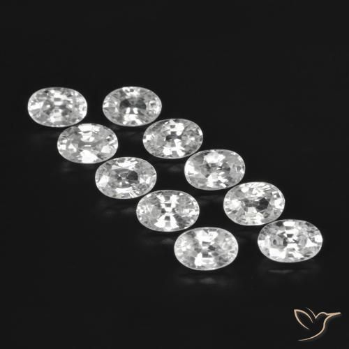 Shop natural 8.06ct ホワイト ジルコン gems, 楕円形, from カンボジア at GemSelect. In stock, global shipping!