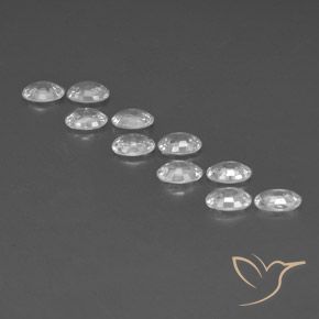 Shop natural 6.75ct ホワイト ジルコン gems, 楕円形, from カンボジア at GemSelect. In stock, global shipping!