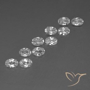 Shop natural 6.76ct ホワイト ジルコン gems, 楕円形, from カンボジア at GemSelect. In stock, global shipping!