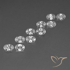 Shop natural 7.50ct ホワイト ジルコン gems, 楕円形, from カンボジア at GemSelect. In stock, global shipping!